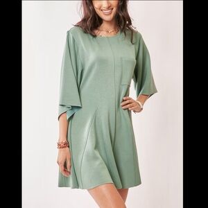 NWT Davi & Dani Flowy Knit Romper - Seafoam Green
